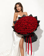 Royal Red Roses Bouquet – Long Stems.