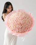 Luxury Light Pink Roses Hand Bouquet