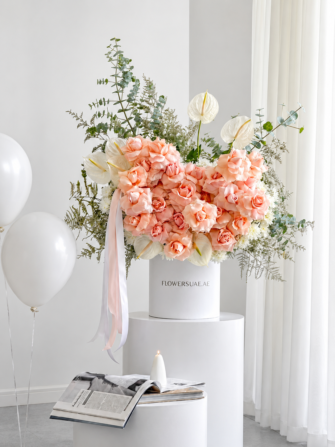 Blush Heart & Eucalyptus Majesty