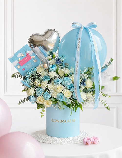 Baby Boy Heavenly Blue box
