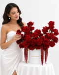 Crimson Cascade Luxury Rose Box