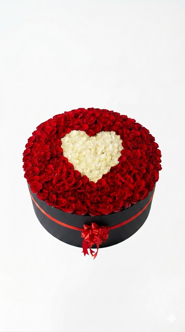 Pure Heart Luxury Roses Box.