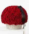 Premium Red Roses Basket.