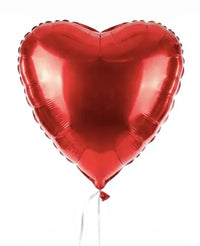 Red heart ballon.